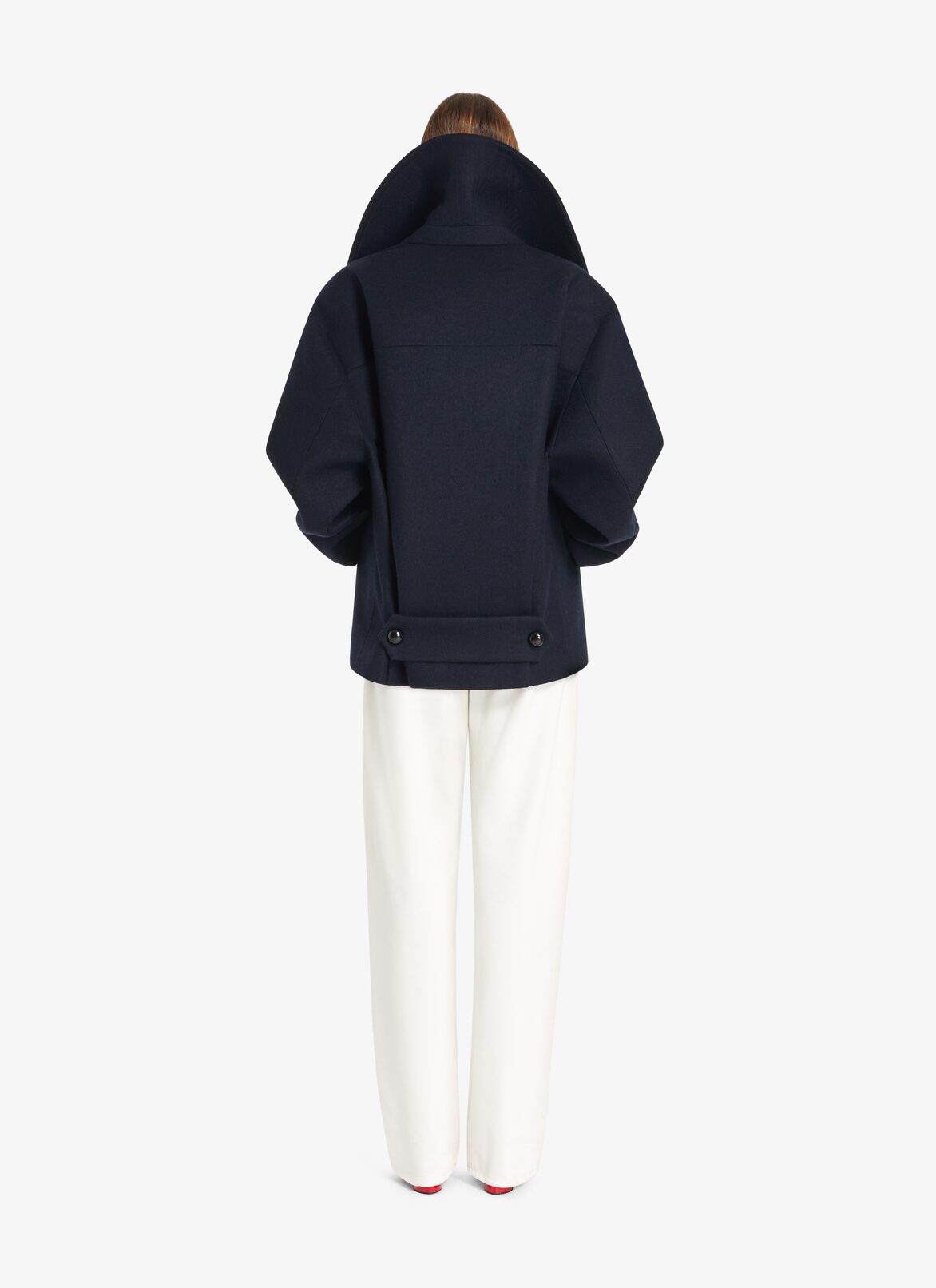 Lover low-waist Jeans in white denim ALAÏA WHITE LOVER LOW-WAIST JEANS IN WHITE DENIM